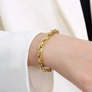 Camille Chunky Chain Gold Link Bracelet