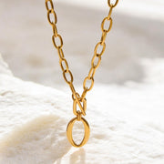 ‘Circa’ Gold Link Necklace