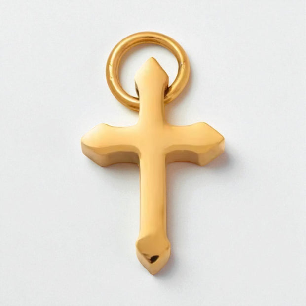 Gold Cross Charm