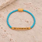 ‘Don’t Let The Hard Days Win’ Bracelet (Turquoise)