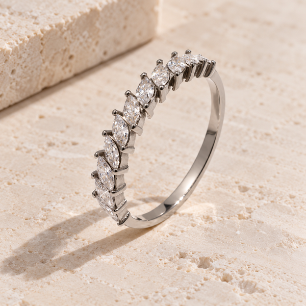 ‘Seraphina’ Marquise Ring In Silver