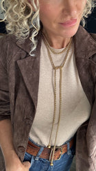 ‘Rixi’ - Wraparound Chain Rope Necklace (Gold or Silver)