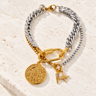 ‘Phoenix’ Mixed Metal Charm Bracelet