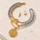 ‘Phoenix’ Mixed Metal Charm Bracelet