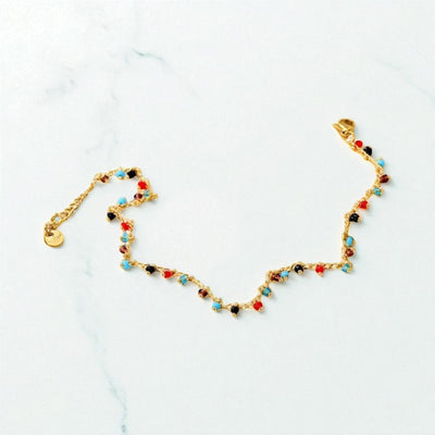‘Wanderlust Trails’ ankle chain