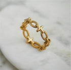 ‘Sienna’ Link Cross Ring