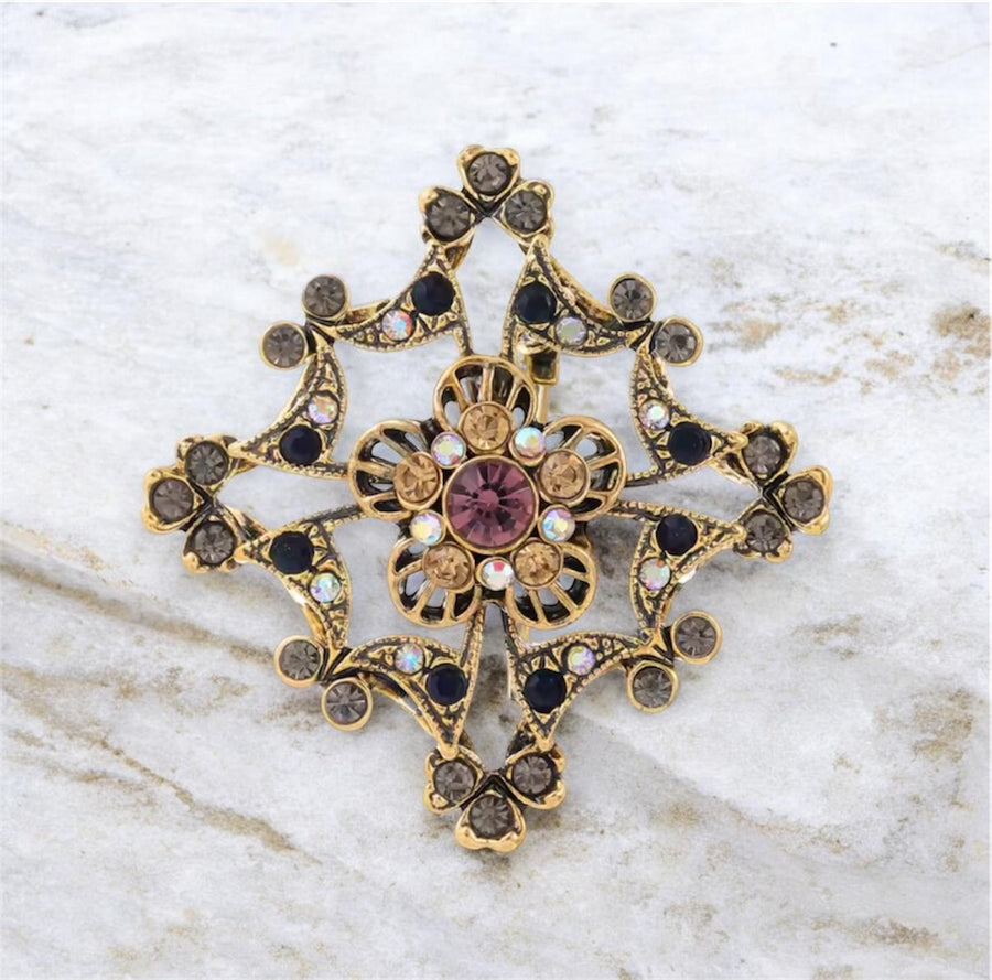 Vintage ‘Marcella’ Crystal Brooch