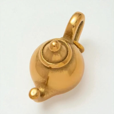 Golden Teapot Charm