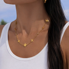 Golden Clover Necklace