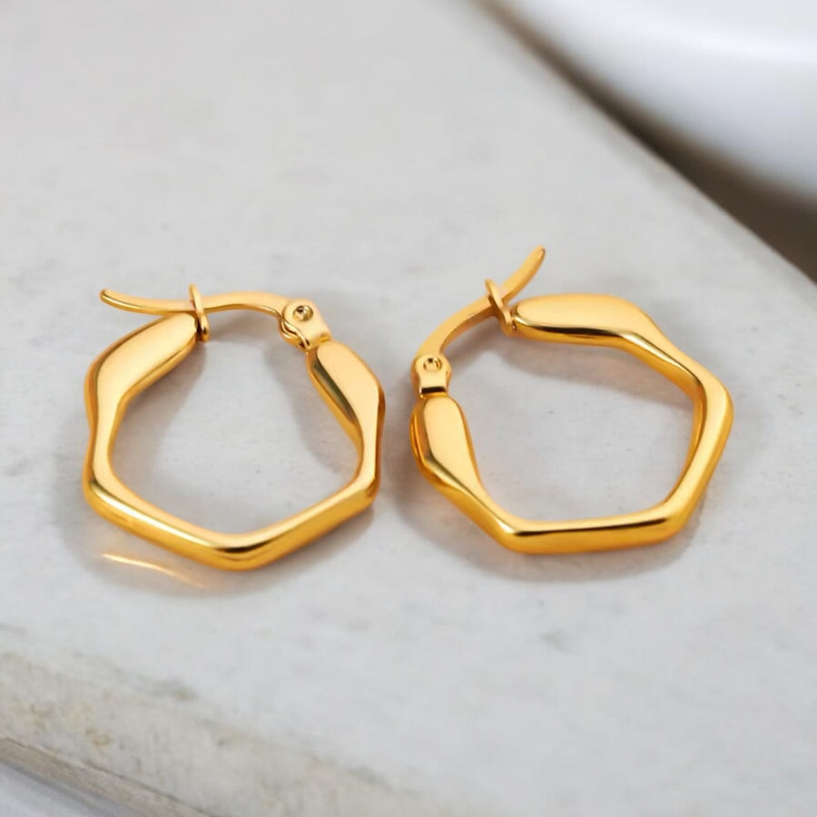 Molten Gold Hoops