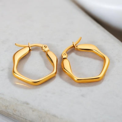 Molten Gold Hoops
