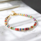 multi coloured beaded friendship bracelet