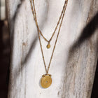 Golden Eclipse Dual Necklace