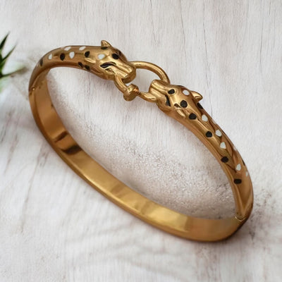 Panther Bangle with Hinge