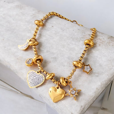 ‘Celestial Charms’ Charm Bracelet