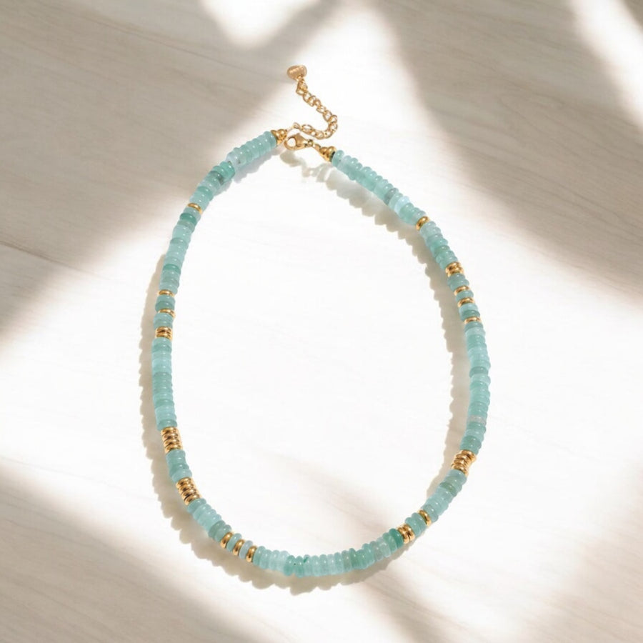 ‘Sweetie’ Necklace in Jade and Gold