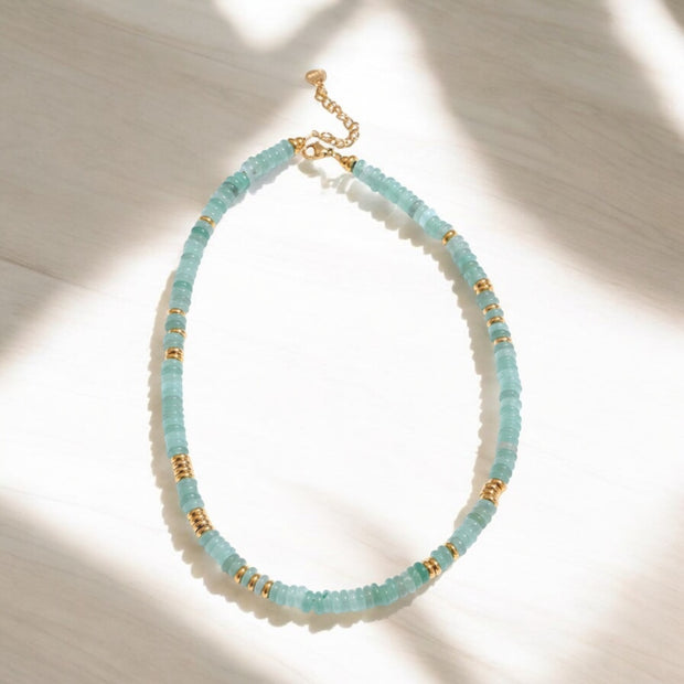 ‘Sweetie’ Necklace in Jade and Gold