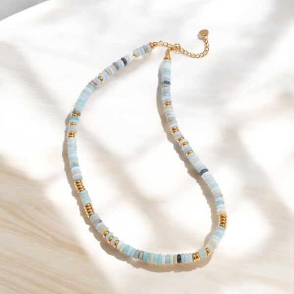 ‘Sweetie’ Necklace in Amazonite and Gold