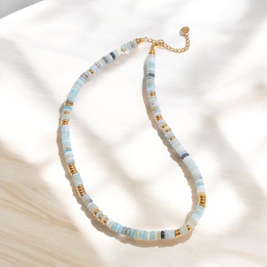 ‘Sweetie’ Necklace in Amazonite and Gold