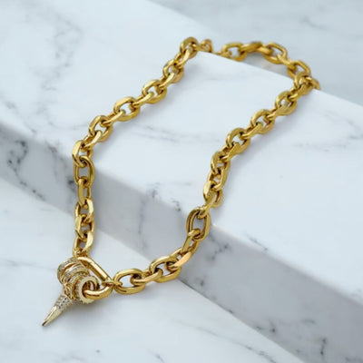 ‘Aria’ - Chunky Carabiner with Charms