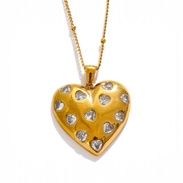 ‘Eternal Heart’ Sparkle Necklace