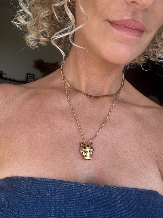Luxe Leopard Necklace