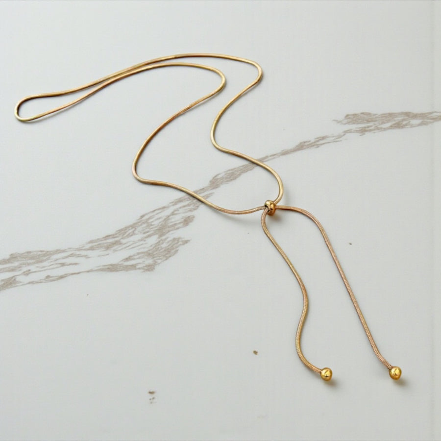 The Linea Drop Necklace