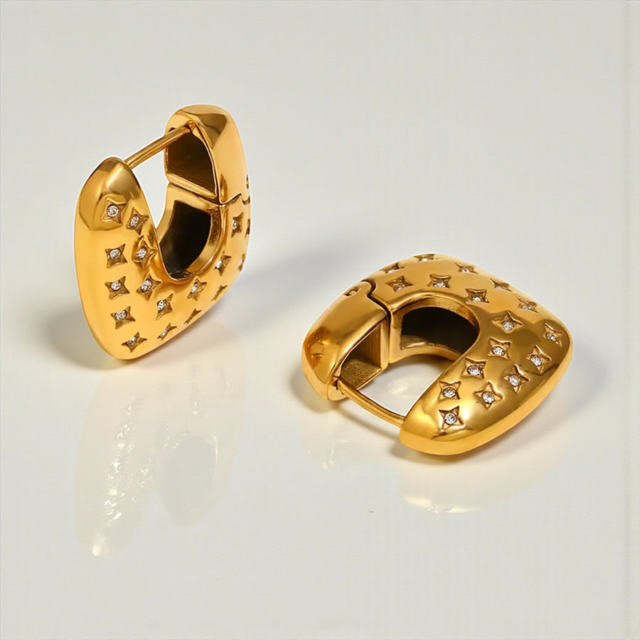 ‘Lumiere’ Crystal Hoop Earrings