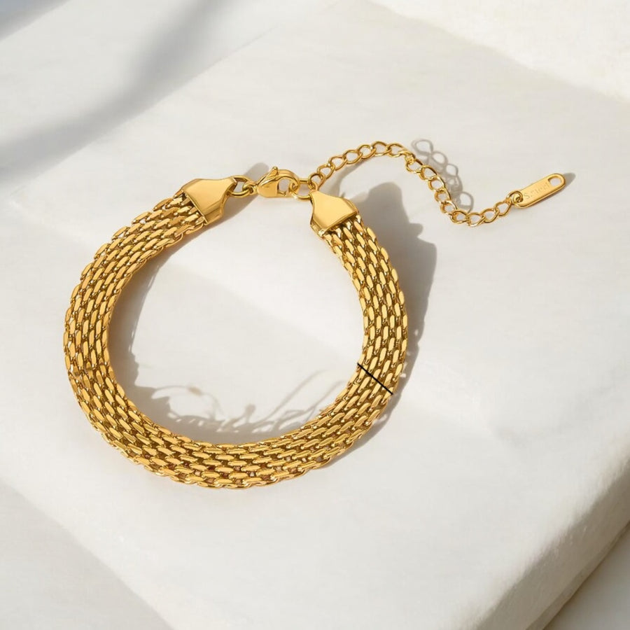‘Milan’ - Gold Mesh Bracelet