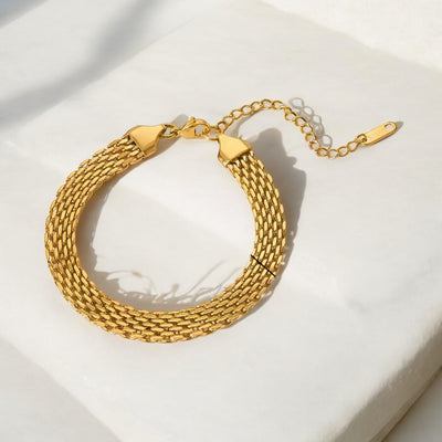 ‘Milan’ - Gold Mesh Bracelet