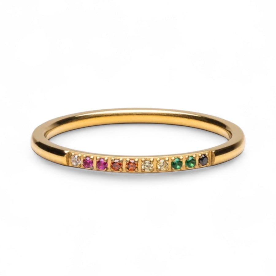 Golden Rainbow Ring