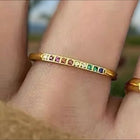 Golden Rainbow Ring