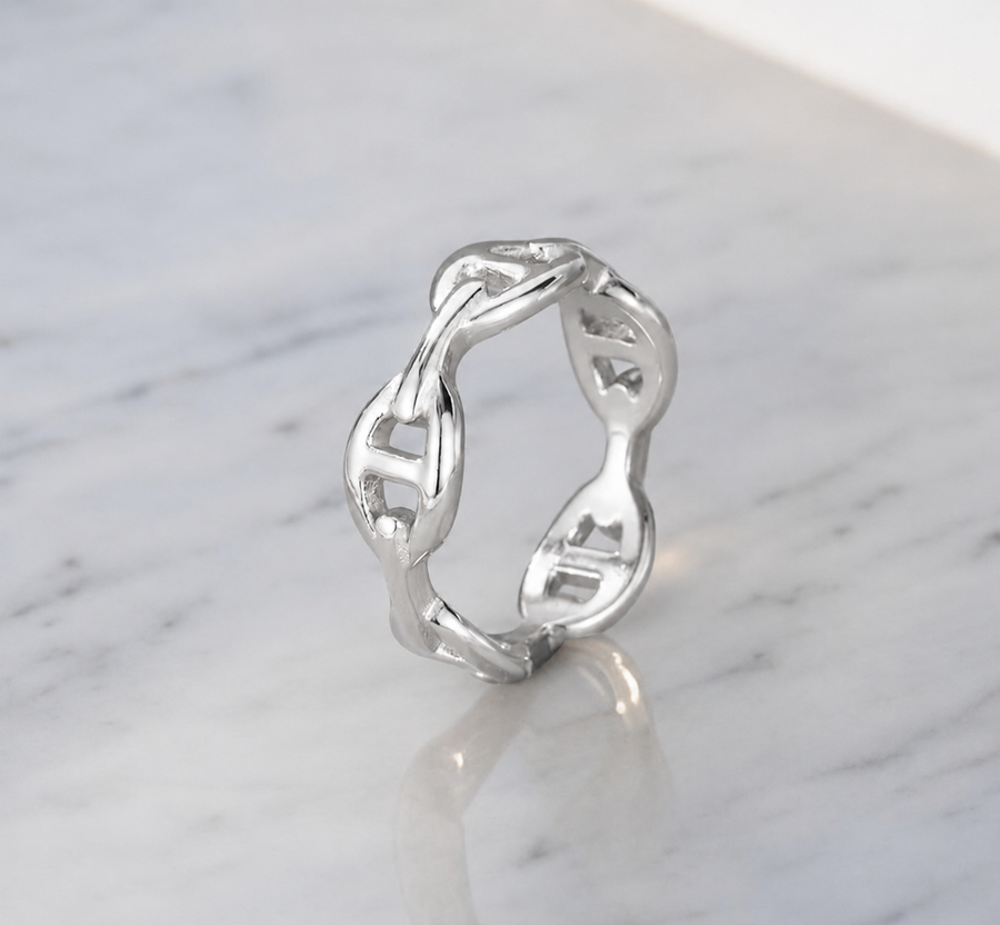 ‘Bellagio’ Link Ring (Silver)