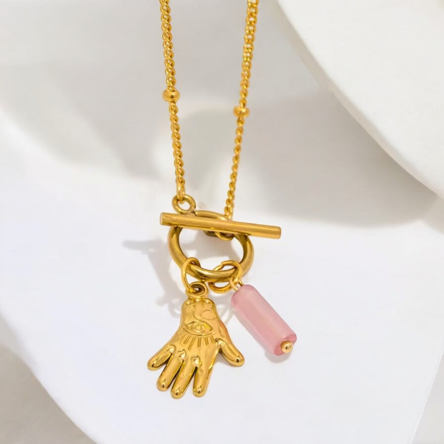 Rose Quartz Guardian Necklace