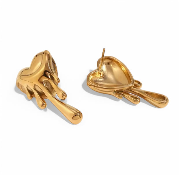 ‘My Melting Heart’ Stud Earrings