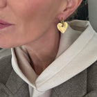 Disco Heart Drop Earrings