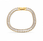 ‘Bianca’ - Oval CZ Stone Tennis Bracelet