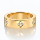 ‘Fortuna’ - Gold Clover Ring