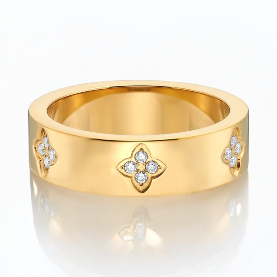 ‘Fortuna’ - Gold Clover Ring