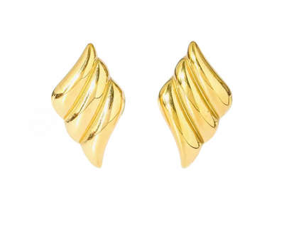 Golden Wave Earrings