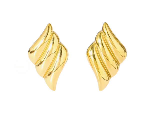 Golden Wave Earrings