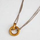 ‘Havana’ Mixed Metals Ring Necklace