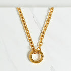 Chunky O Ring Charm Necklace