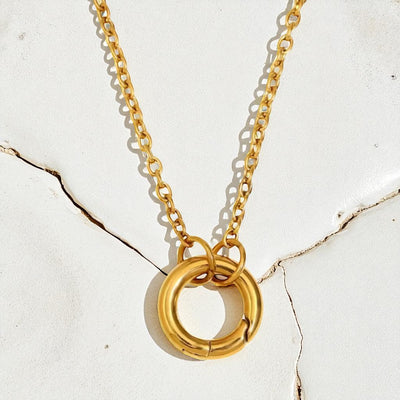 Classic O Ring Charm Necklace