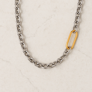 ‘Brooklyn’ - Two Tone Chain Necklace
