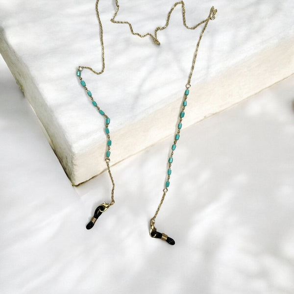Turquoise Beaded Sunglasses Cord