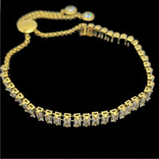 ‘Mitzy’ - CZ Baguette Stone Friendship Bracelet