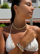 ‘Betsy’ - Basket Weave Necklace Without Toggle
