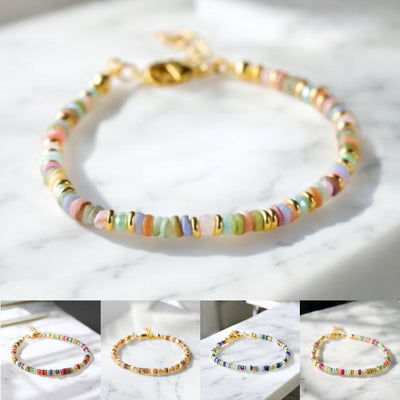 Boho Beaded Bracelets - 5 Colour Options