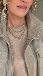 ‘Lexie’ - T Bar Necklace (Figaro chain)
